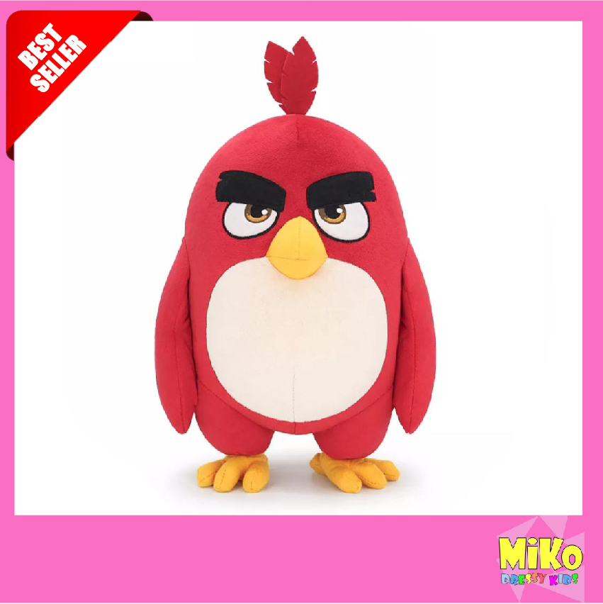 Rovio Angry Birds ลิขสิทธิ์แท้ ตุ๊กตา นก Red ( เรด ) : The Angry Birds Movie 2