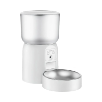 MeeGoo เครื่องให้อาหารสัตว์เลี้ยงอัตโนมัติ Wifi Camera ตั้งเวลาให้อาหาร และแอปควบคุมระยะไกล Smart Pet Feeder เครื่องให้อาหารอัตโนมัติ 3L
