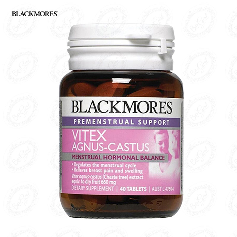Blackmores premenstrual support VITEX AGNUS-CASTUS menstrual hormonal balance 40 tablets