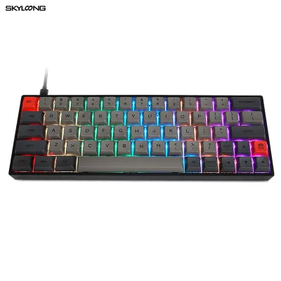 [ENG key]SK64S คีย์บอร์ด gaming keyboard Skyloong 64Keys RGB Bluetooth Hotswappable Gateron Optical แกน Switch Gaming คีย์บอร์ด