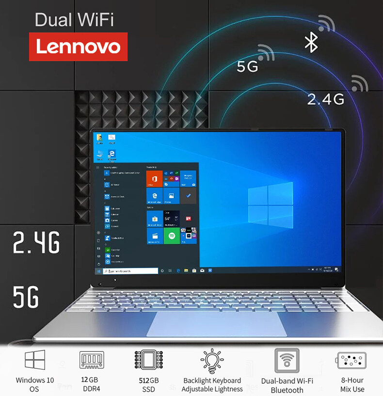 lennovo โน๊ตบุ๊ค คอมพิวเตอร์PUBG GTA V BF V Gaming notebook โน็ตบุ๊คมือ1แท้ โน๊ตบุ๊คเล่น โน๊ตบุ๊ค โน๊ตบุ๊คเล่นเกม 15.6 inch ips LED Laptop AMD Ryzen 7 3.8GHz/RAM 12GB/ROM 512GB