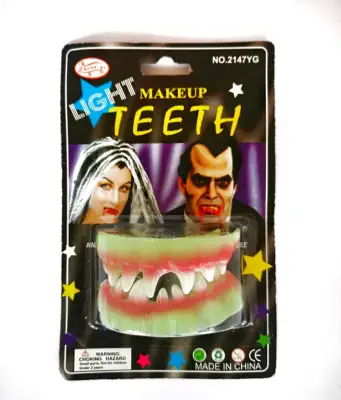 ฟัน เขี้ยว ฟันปลอม ฟันยาง ฟันผี ฟันแวมไพร์ ฟันแดรกคูล่า ฟันผีดิบ ฟันซอมบี้ ฟันฮาโลวีน พร็อพฮาโลวีน Halloween Rubber Latex Vampire Dracula Ghost Zombie Teeth Party Prop (5)