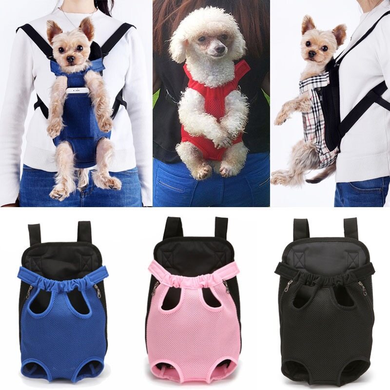 Pet ★Pet Travel Bag กระเป๋าใส่สัตว์เลี้ยงใส่สุนัขเป้ใส่สุนัขน้องหมาแมวกระเป๋าสะพายหน้า-หลังสำหรับสุนัขและแมว Size L