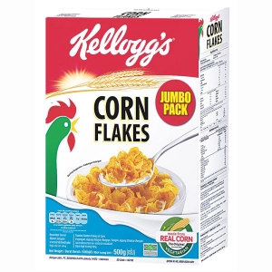 ภาพหน้าปกสินค้าKelloggs Corn Flakes เคลล็อกซ์ คอร์นเฟลกส์ แผ่นข้าวโพดอบกรอบ 500 กรัม (ขนาดสุดคุ้ม) ที่เกี่ยวข้อง