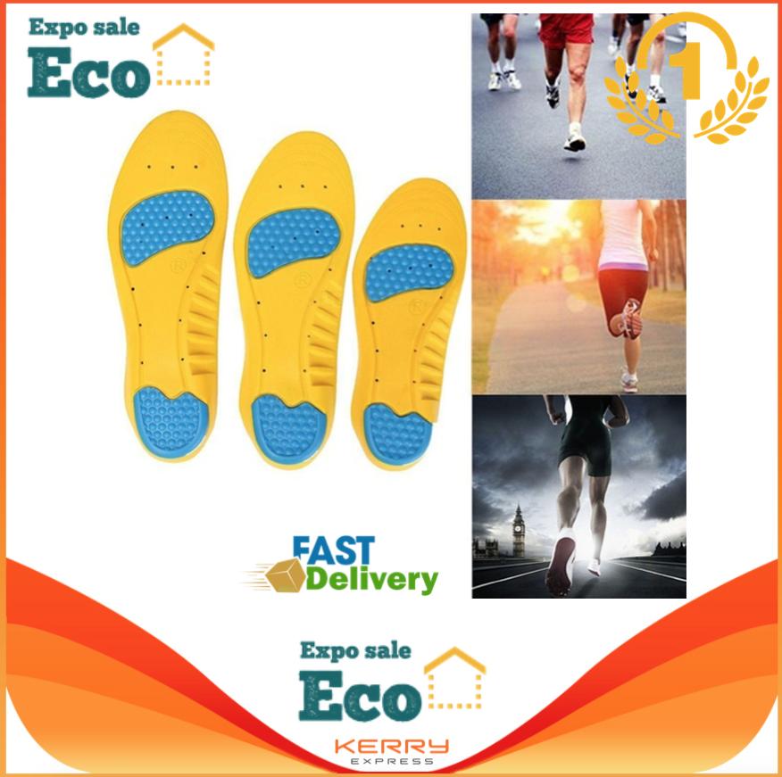 Eco Home ชุดว่ายน้ำนุ่มโฟมหน่วยความจำน้ำหนักเบาใส่รองเท้าแผ่นรองเท้า Memory Foam Inserted Shoes Pads Sports Shoes Insoles