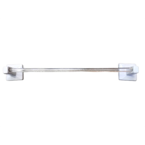 Global House KOHLER ราวแขวนผ้าเดี่ยวพร้อมราวพลาสติกใส K-17068 (K-517) รับประกันของเเท้ ราคา 582 บาท*ส่งฟรี