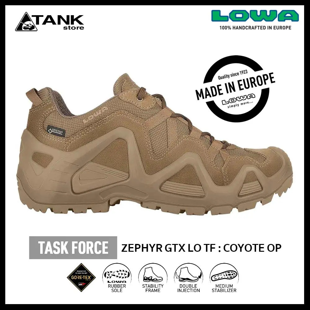 Lowa Zephyr Gtx Lo TF Boot รองเท้าบูทสไตล์ Tactical ข้อสั้น Low-Cut รองเท้าทหาร รองเท้าเดินป่า รองเท้ากันน้ำ โดย TANKstore