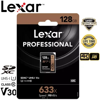 Lexar 128GB SDXC Professional 633x (95MB/s)