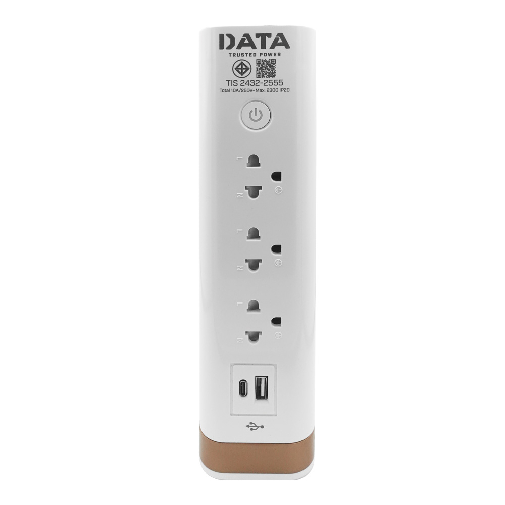 DATA ปลั๊กไฟ ดาต้า 1-3 ช่อง 1 สวิตช์ Hub USB สาย 3 5 เมตร รุ่น LV ปลั๊กพ่วง USB ปลั้กไฟ มอกแท้ ปลั๊กสามตา รางปลั๊กไฟ รับประกัน 2 ปี ราคา 359 บาท*ส่งฟรี