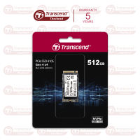 PCIe M.2 2242 Gen 4x4 : 512GB : MTE410S (R max 5000 MB/s / W max 3500 MB/s) Transcend - รับประกัน 5 ปี- มีใบกำกับภาษี