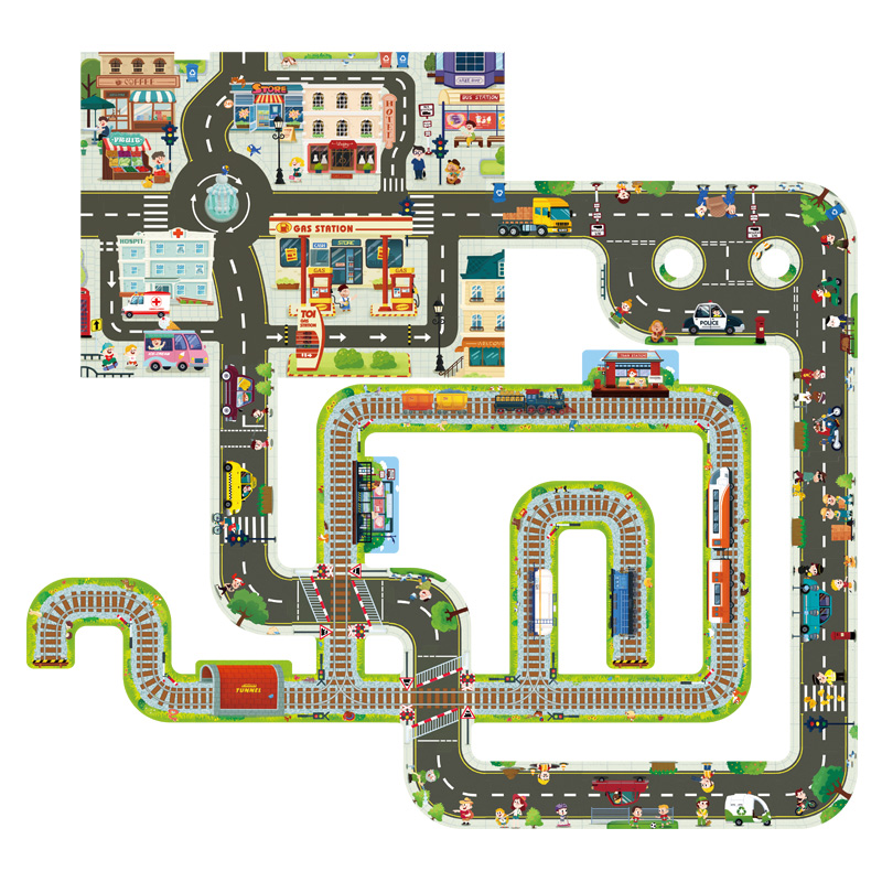 TOi ชุดจิ๊กซอว์ยักษ์ Floor Puzzle เหมาะสำหรับเด็กอายุ 3 ขวบขึ้นไป ราคา 780 บาท*ส่งฟรี