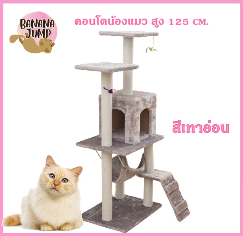 BJ Pet - คอนโดแมว สูง 125 ซม.