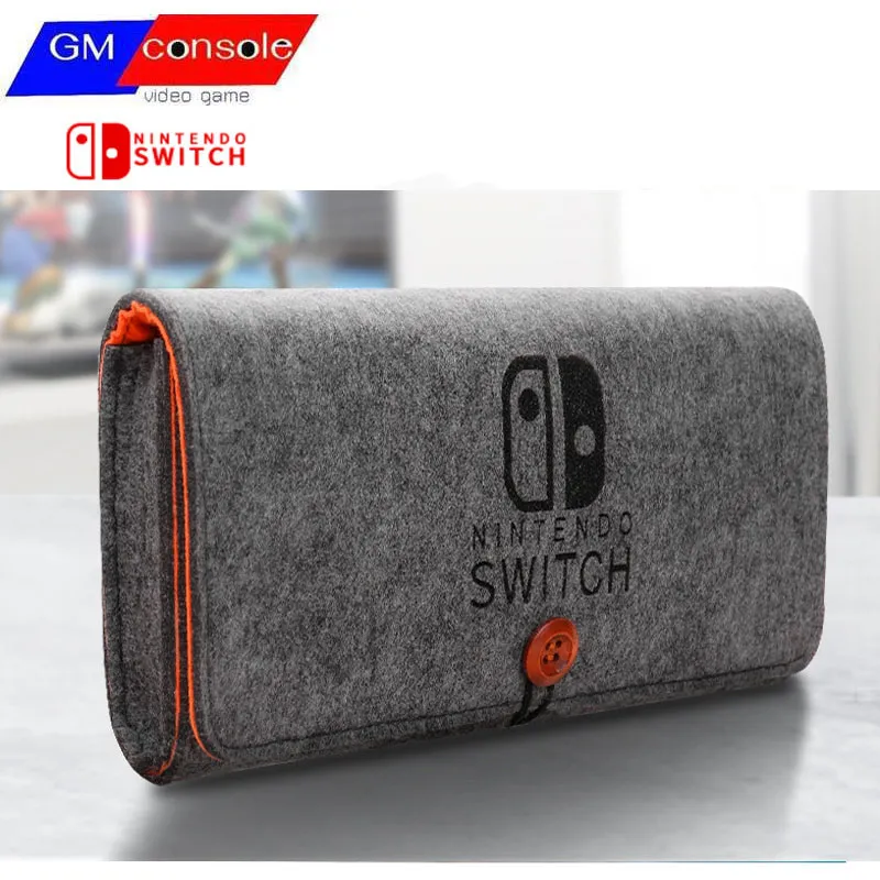 กระเป๋าใส่เครื่อง Nintendo Switch สำหรับไว้กันกระแทกเครื่องและมีช่องใส่แผ่นเกม 5 ช่อง