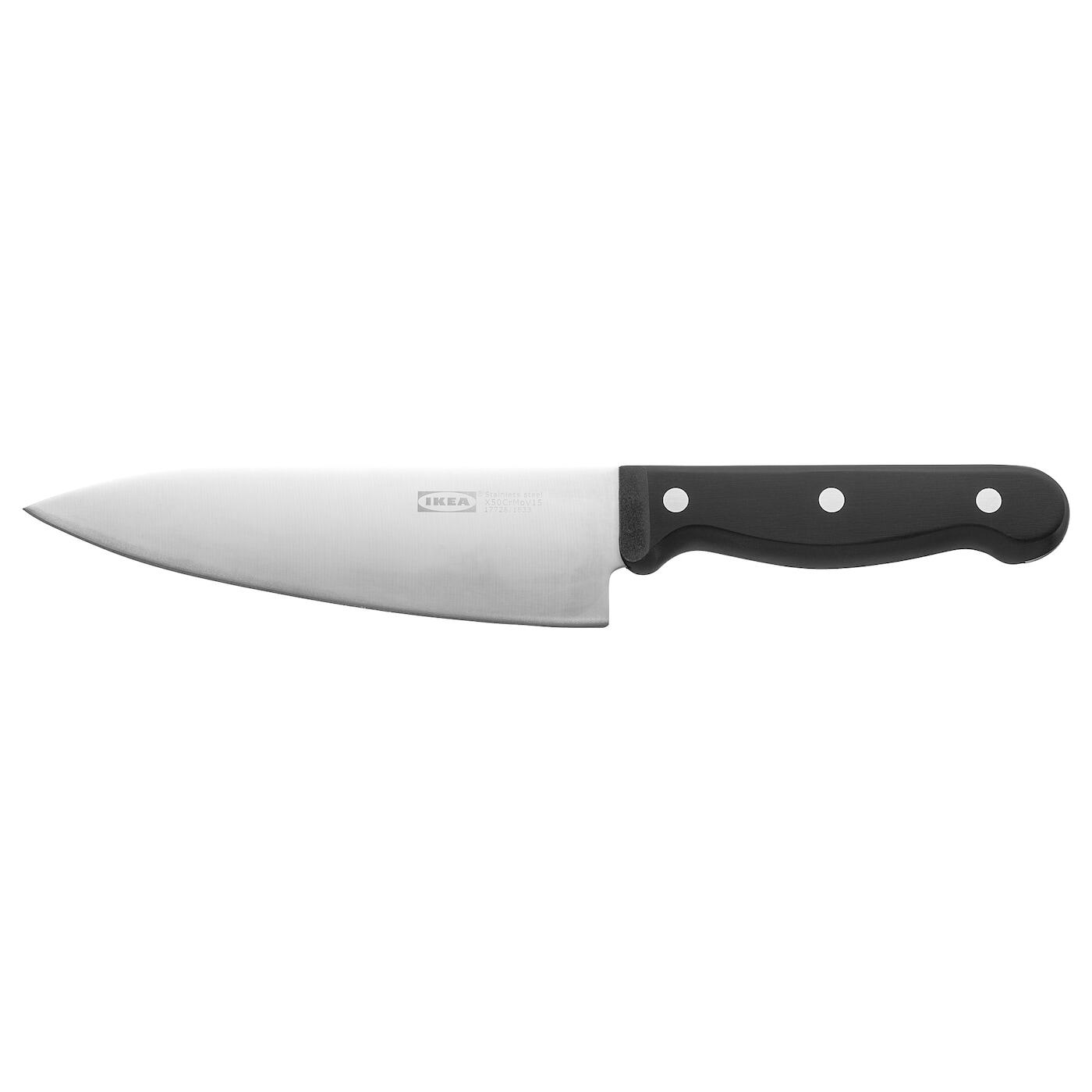 [ส่งฟรี ] มีดทำครัว, เทาเข้ม 16 ซม. Cook's knife, dark grey 16 cm มีดทำครัว ชุดมีดทำครัว มีดหั่นสเต็ก มีดหั่นเนื้อหมู มีดหั่นของ โปรโมชั่นสุดคุ้ม โค้งสุดท้าย คุณภาพดี
