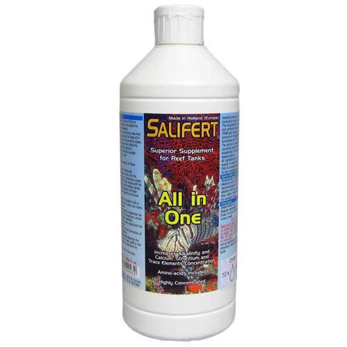 Salifert All-in-one 1000ml แร่ธาตุรวม ตู้ปะการัง Calcium KH Magnesium ...