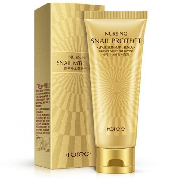 โฟมสเนล เกาหลี Rorec Snail Cleanser โฟมล้างหน้า ผิวหน้าชุ่มชื้น ลดเลือนริ้วรอย หน้าเนียนใส