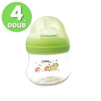 ขวดนมคอกว้าง Attoon Smile ( 4 / 8 ออนซ์ ) ขวดนม ขวดนมเด็ก จุกนมคอกว้าง ขวดนมแรกเกิด
