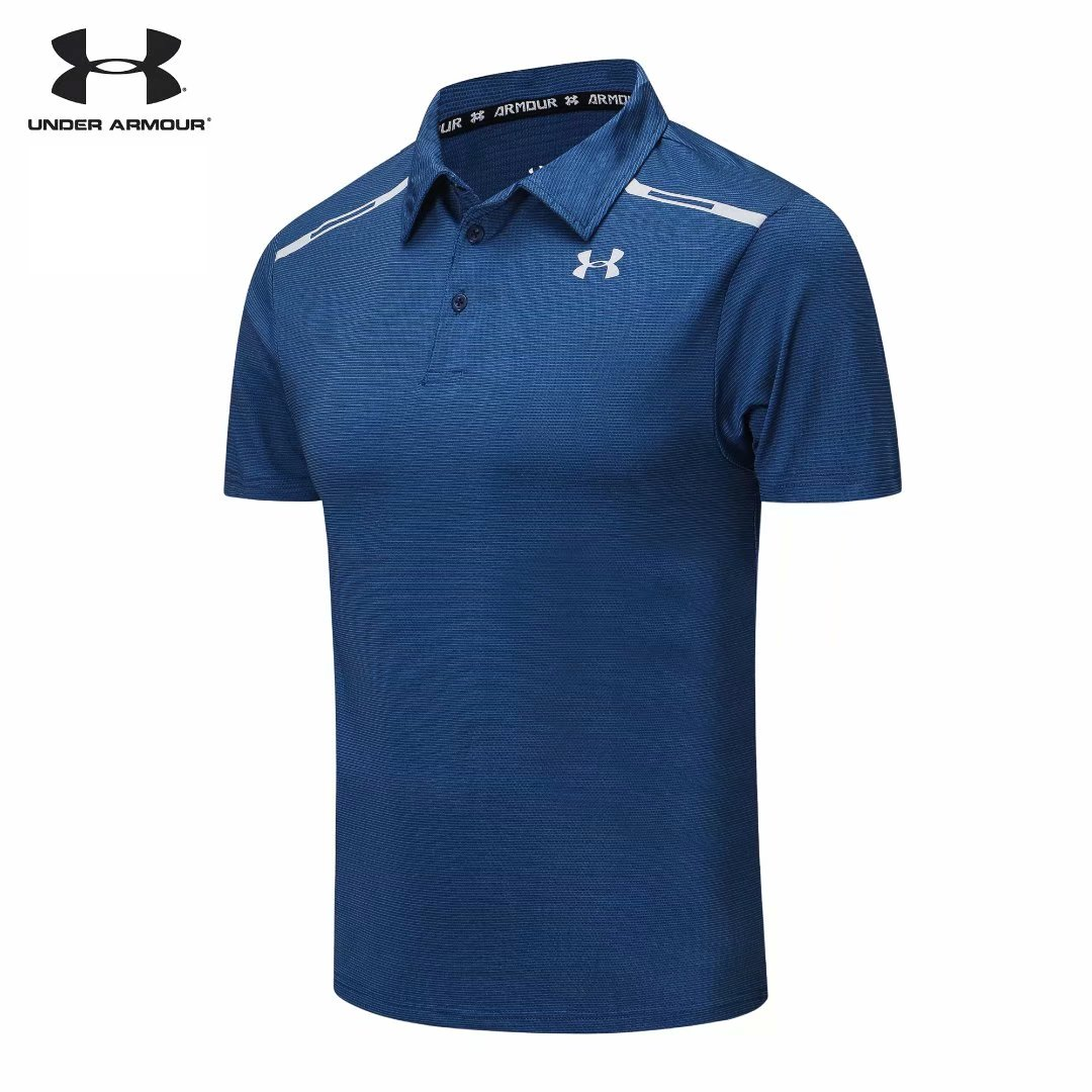 U Polo Shirt เสื้อยืดโปโล โลโก้สกรีนอก สกรีนป้ายแขน ผ้าฮีทเกียร์ ระบายอากาศ-ความร้อน
