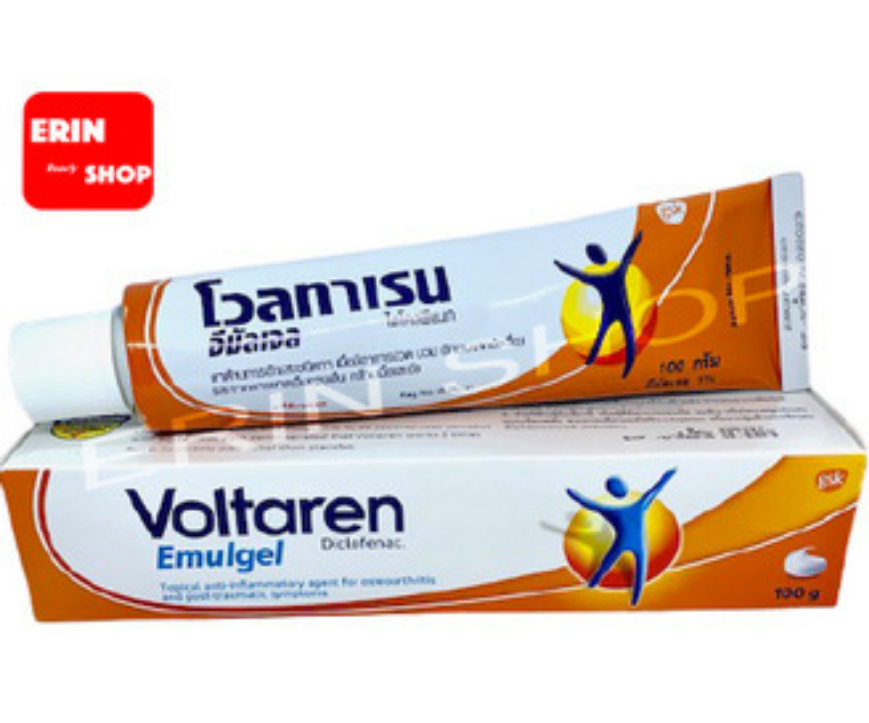 Voltaren Emulgel 10 g โวลทาเรน อีมัลเจล 1% ขนาด 100 กรัม