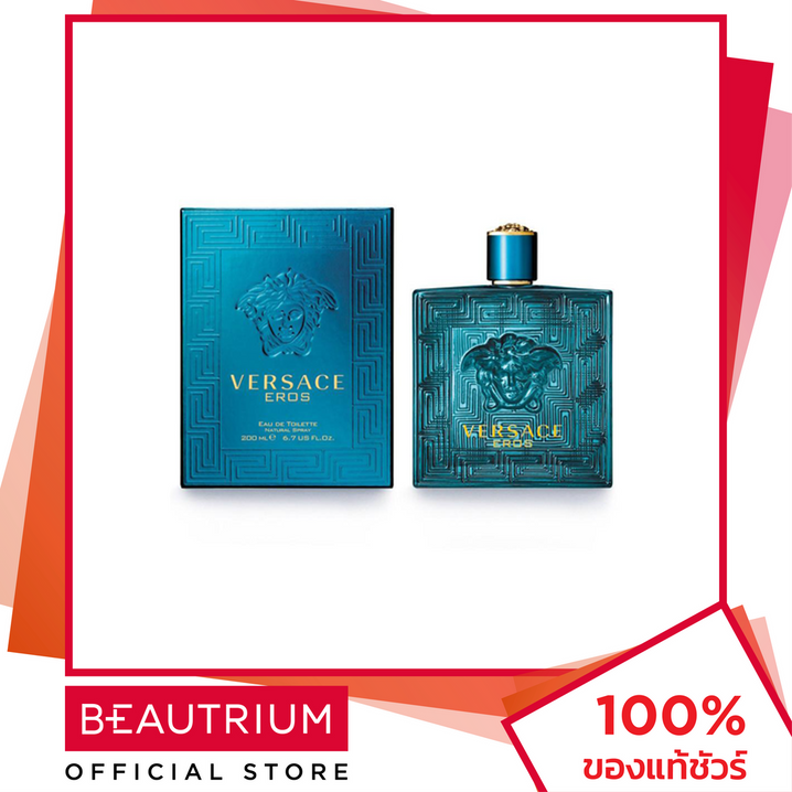 VERSACE Eros Men's EDT น้ำหอม 200ml BEAUTRIUM บิวเทรี่ยม เวอร์ซาเช่ ราคา 4,800 บาท*ส่งฟรี