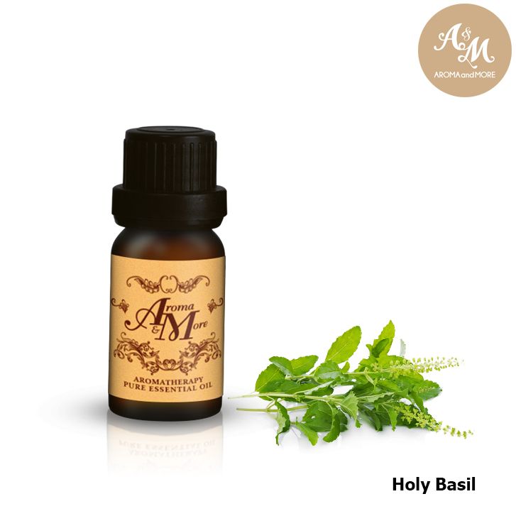 Aroma&More Holy Basil (Tulsi) Essential oil Thai 5/10/30/100ML ราคา 799 บาท*ส่งฟรี