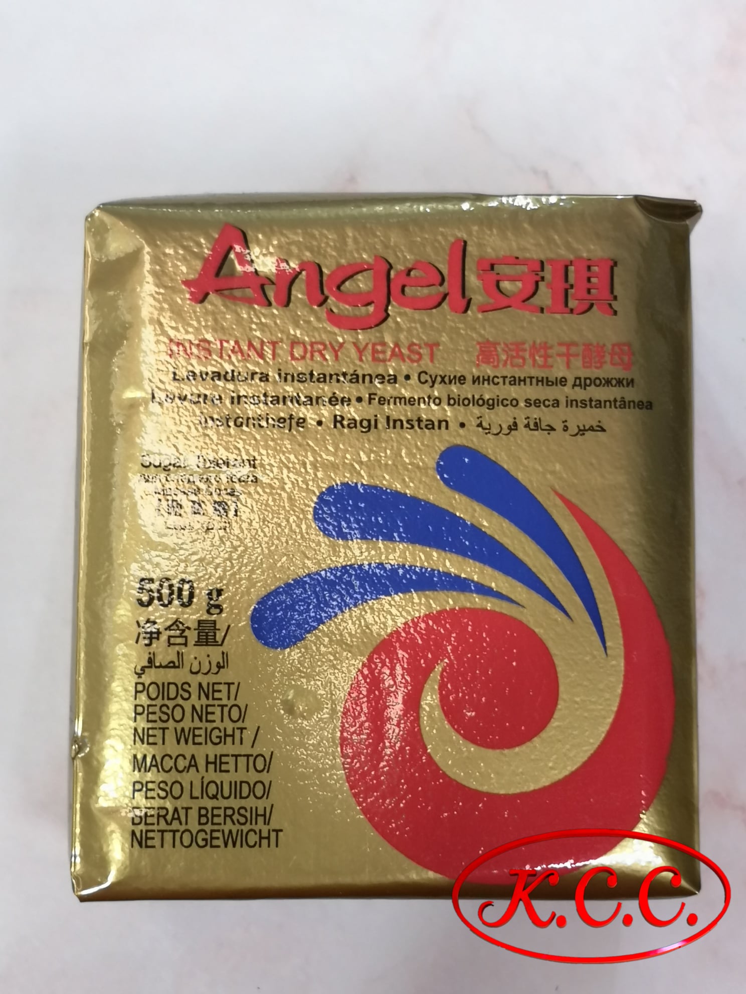 KCC ยีสต์ แองเจิล ANGEL ยีสต์แห้ง สำเร็จรูปเหมาะกับทำ ขนมปังหวาน-จืด 500 g. ANGEL Instant Dry Yeast จัดส่งเร็ว