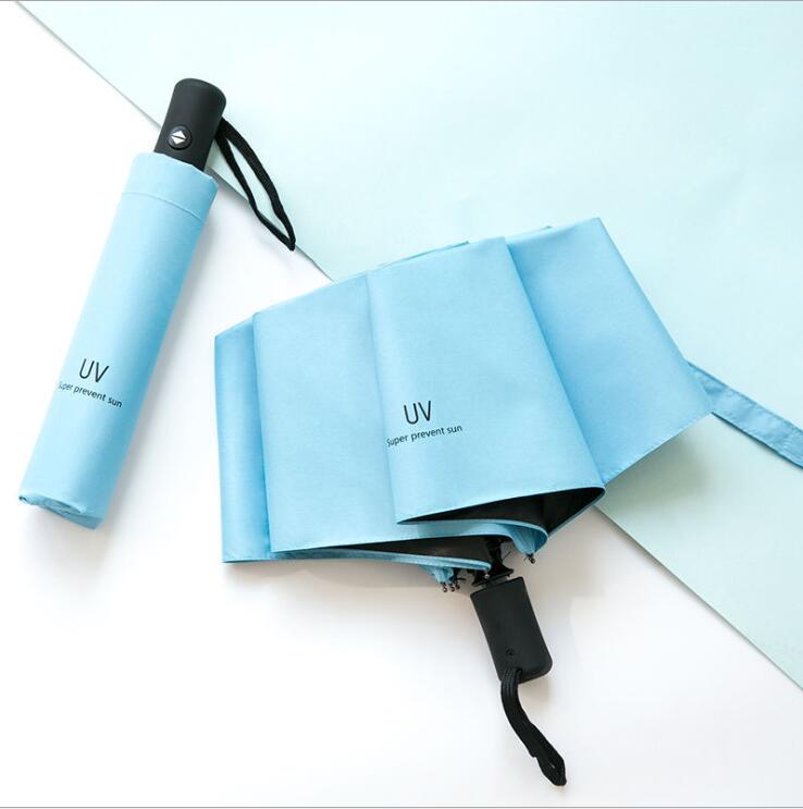 UV Umbrellas ร่มกันแดด ร่มพับ 3 ตอน  ร่มกันฝน ร่มกันยูวี ร่มกัน  ร่มพับได้ ฝน วันที่แดดจ้า กลางแจ้ง อุปกรณ์กันฝน