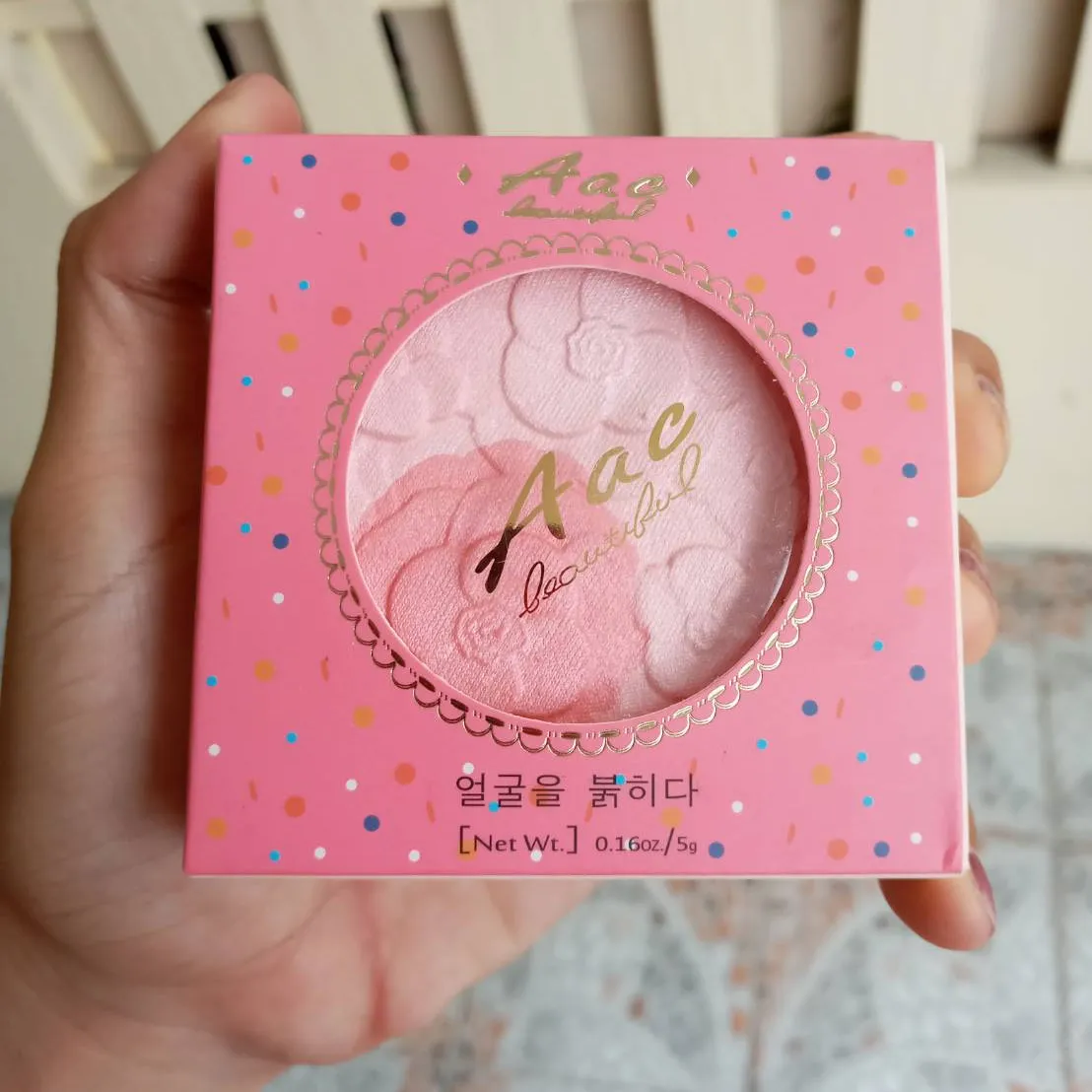 AAC Lovely Candy Blush บลัชออน ปัดแก้มเนื้อคุ๊กกี๊ รูปดอกไม้ ผสมชิมเมอร์🌸