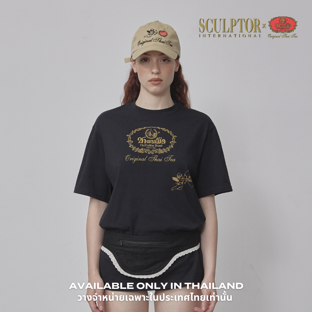SCULPTOR® X Cha Tra Mue เสื้อยืด Heavenly Thai Tee สี Black ราคา 1,537 บาท*ส่งฟรี