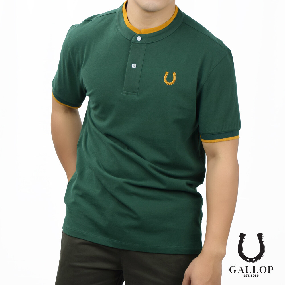 GALLOP : Mandarin Collar Tee เสื้อยืดคอจีน รุ่น GP9031 มี 3 สี ราคา 1290.-