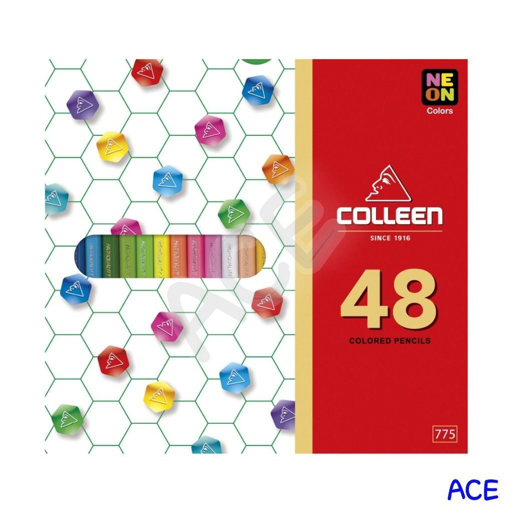 Colleen สีไม้คอลลีน 48 สี รุ่น 775(หัวเดียว)