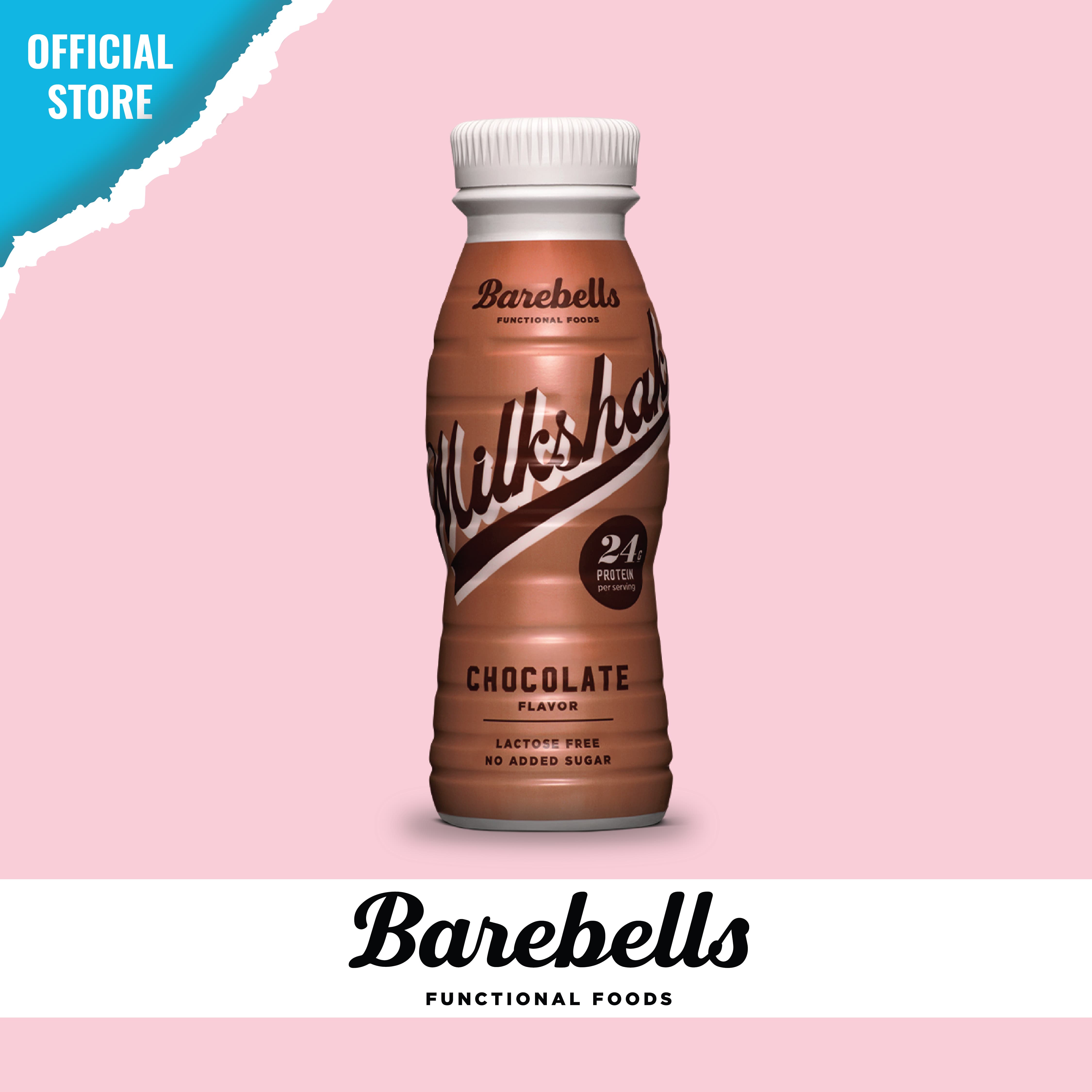 Barebells Milkshake Chocolate มิลค์เชครสช็อกโกแลต 330ml x8 bottles