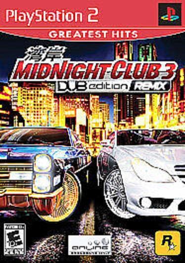 แผ่นเกมส์ Ps2 Midnight Club 3 : DUB edition ReMix