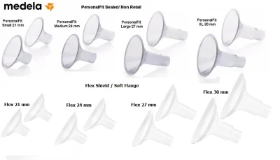 กรวย Medela แท้ ทั้งกรวยปกติ กรวยนิ่ม Flex หลายไซต์ใช้ได้กับเครื่องปั๊มนม Medela PIS, Freestyle, Swing, Maxi, Sonata ฯลฯ