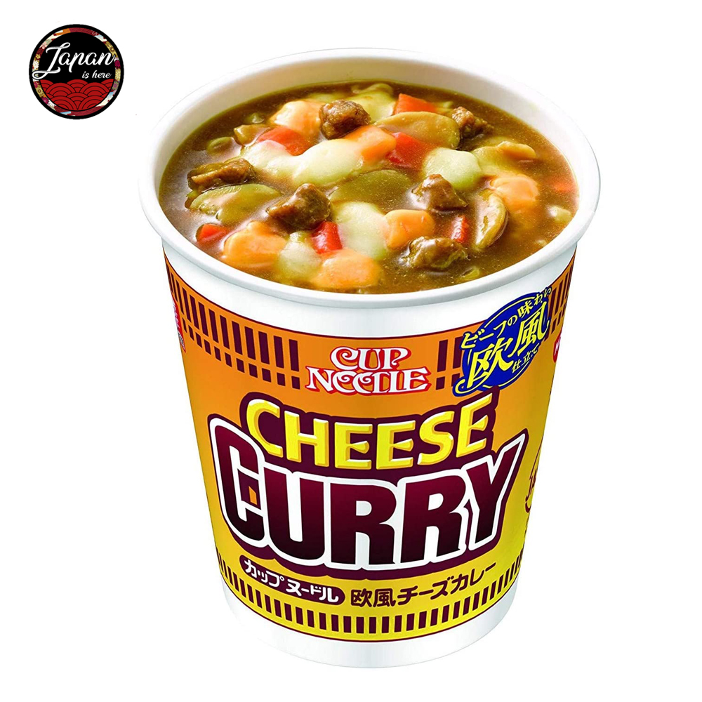 Nissin Cup Noodle ราเมงถ้วยนิชชินที่วางขายในญี่ปุ่น Cheese Curry: Normal Size