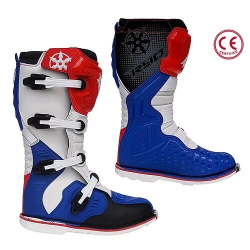 Moto Elements RYO MX3 Boots (น้ำเงิน-แดง)