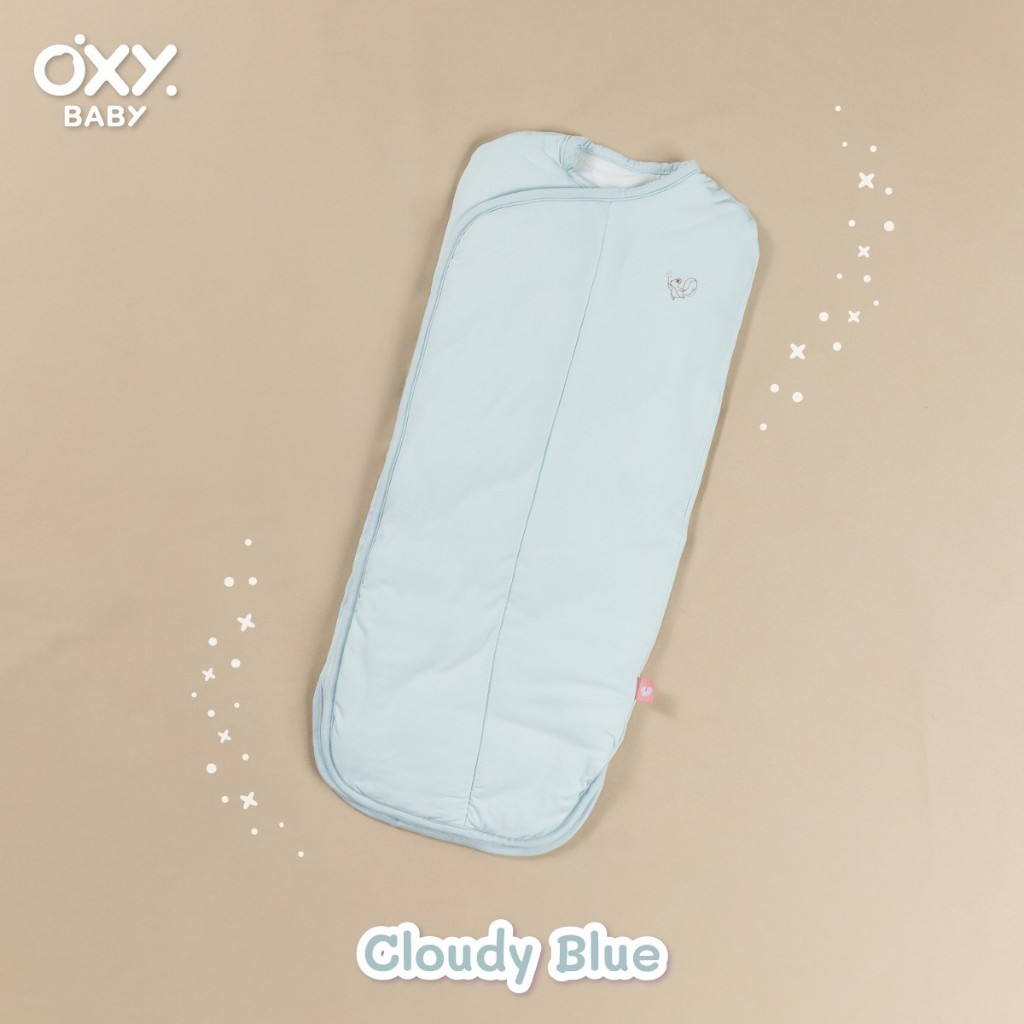 OXY Baby ผ้าห่อตัวใยไผ่สำเร็จรูปผ้าใยไผ่ นุ่มสบาย ห่อง่ายและรวดเร็ว น้องสบายตัวเหมือนอยู่ในครรภ์