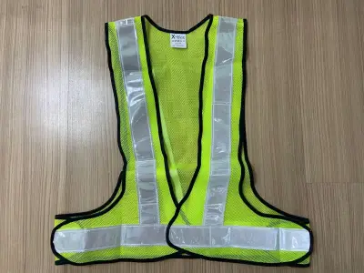 X-Box，Reflective Vest เสื้อจราจร เสื้อกั๊กจราจร เสื้อกั๊กสะท้อนแสง เสื้อกั๊กสะท้อนแสง,ความปลอดภัยเสื้อกั๊กสะท้อนแสงเห็นได้ชัด Traffic Construction ชุดปั่นจักรยาน safety vest (4)