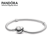 Pandora Silver Moments Silver Bracelet with Heart Clasp เครื่องประดับ สร้อยข้อมือ สีเงิน เงิน สร้อยข้อมือสีเงิน สร้อยข้อมือเงิน สร้อยข้อมือหัวใจ หัวใจ ชาร์ม สร้อยข้อมือแบบชาร์ม สร้อยข้อมือใส่ชาร์ม สร้อยข้อมือแพนดอร่า แพนดอร่า