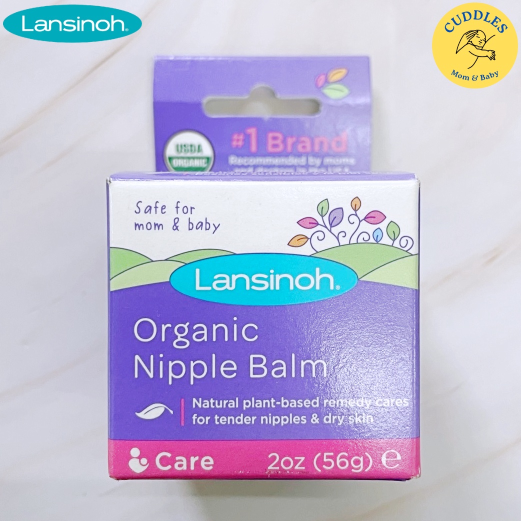 (Lansinoh) Organic Nipple Balm 56 g ครีมทาหัวนม สำหรับคุณแม่ ออร์แกนิค