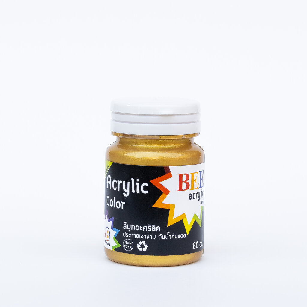 สีมุก สีอะคริลิค Beehive บีไฮฟ กันน้ำ ประกายเงา ทุกขนาด Pearl