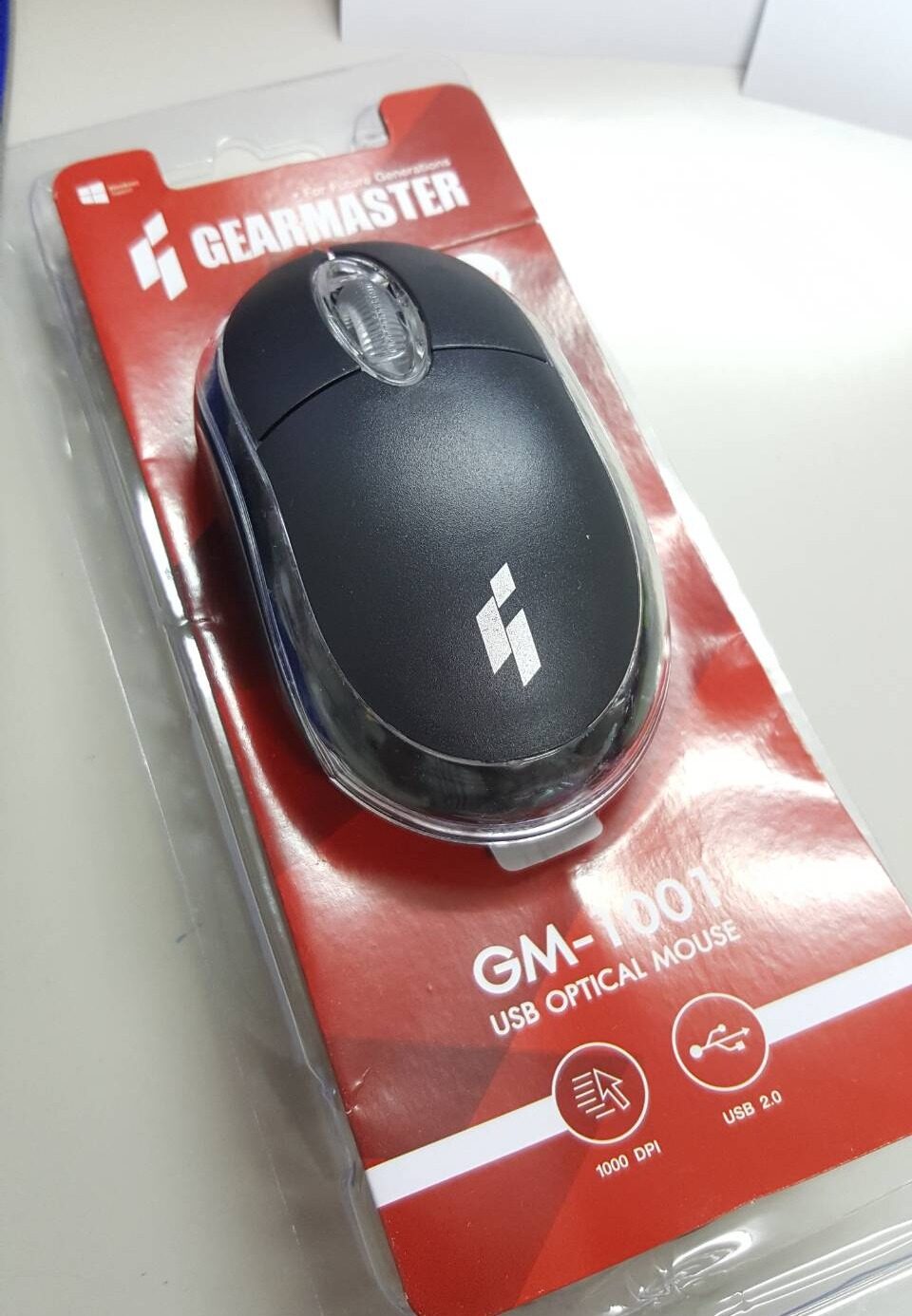 เมาส์ ราคาถูก Mouse Usb Gearmaster GT1001 รับประกัน6เดือน