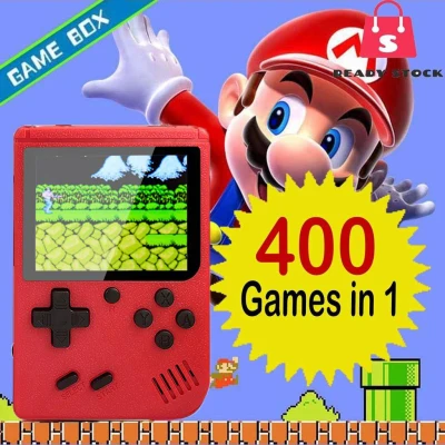 เครื่องเล่นเกมแบบพกพา Game Box 400 in 1 เกมบอย เรโทร Mini Handheld Game Player Retro Game Console Player 400 In 1 เกมส์บอย เครื่องเล่นเกมแบบพกพา Game Boy 400 In 1 เรโทร gameboy Mini Game Machine มาริโอ บิตในตัว เครื่องเล่นวิดีโอเกมคอนโซลมินิ B16