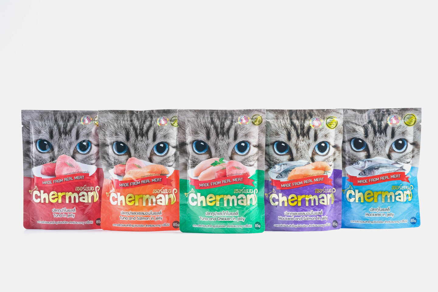 อาหารเปียกแมว Cherman 85g (1 ซอง) คุณภาพดี