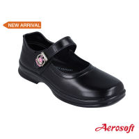 Aerosoft (แอโร่ซอฟ) รองเท้านักเรียนหญิง เพื่อสุขภาพ เบานุ่มสบาย ทนทานใช้ได้นาน รุ่น SG333 (Bunny Soft)