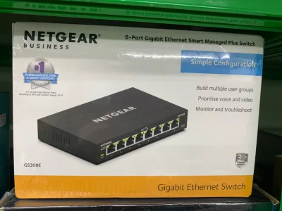 GS308E — 8 Port Gigabit Ethernet Smart Managed Plus Switch