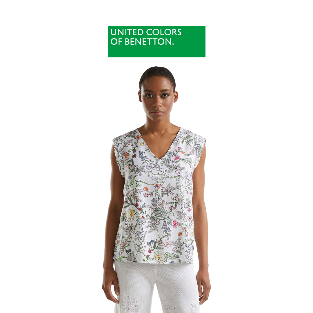Benetton women BLOUSE 5HDGDQ08J ราคา 1,817 บาท*ส่งฟรี