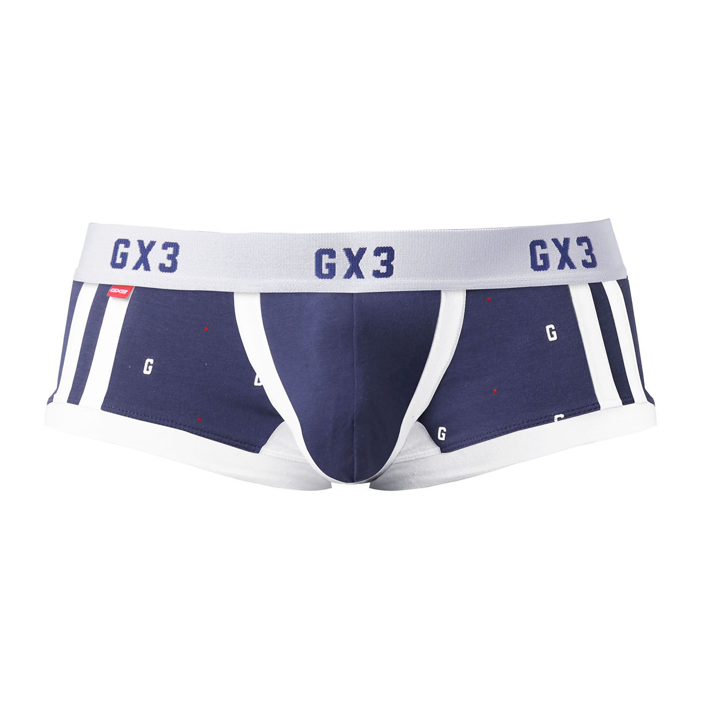 GX3 Underwear THE COTTON Logo Boxer - Navy Blue