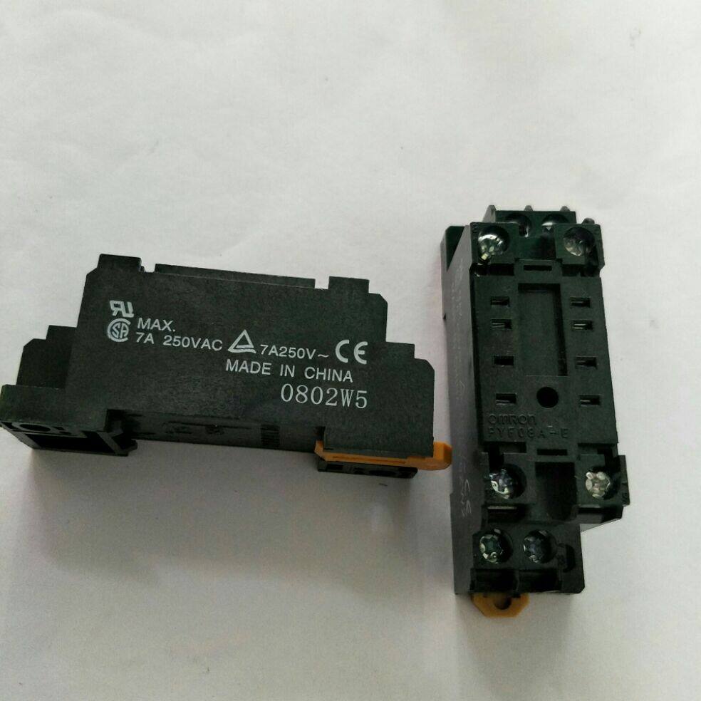 Socket Relay PYF08A OMRON ฐานรีเลย์ใช้กับรุ่น(my2)ของใหม่พร้อมส่งชิ้นละ45บ.