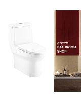 COTTO สุขภัณฑ์ แบบชิ้นเดียว 3/4.8 ลิตร รุ่น WORTH C11000